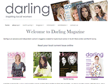 Tablet Screenshot of darlingmagazine.co.uk